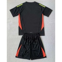 Argentinien Torwart Fußballbekleidung Heimtrikot Kinder Copa America 2024 Kurzarm (+ kurze hosen)